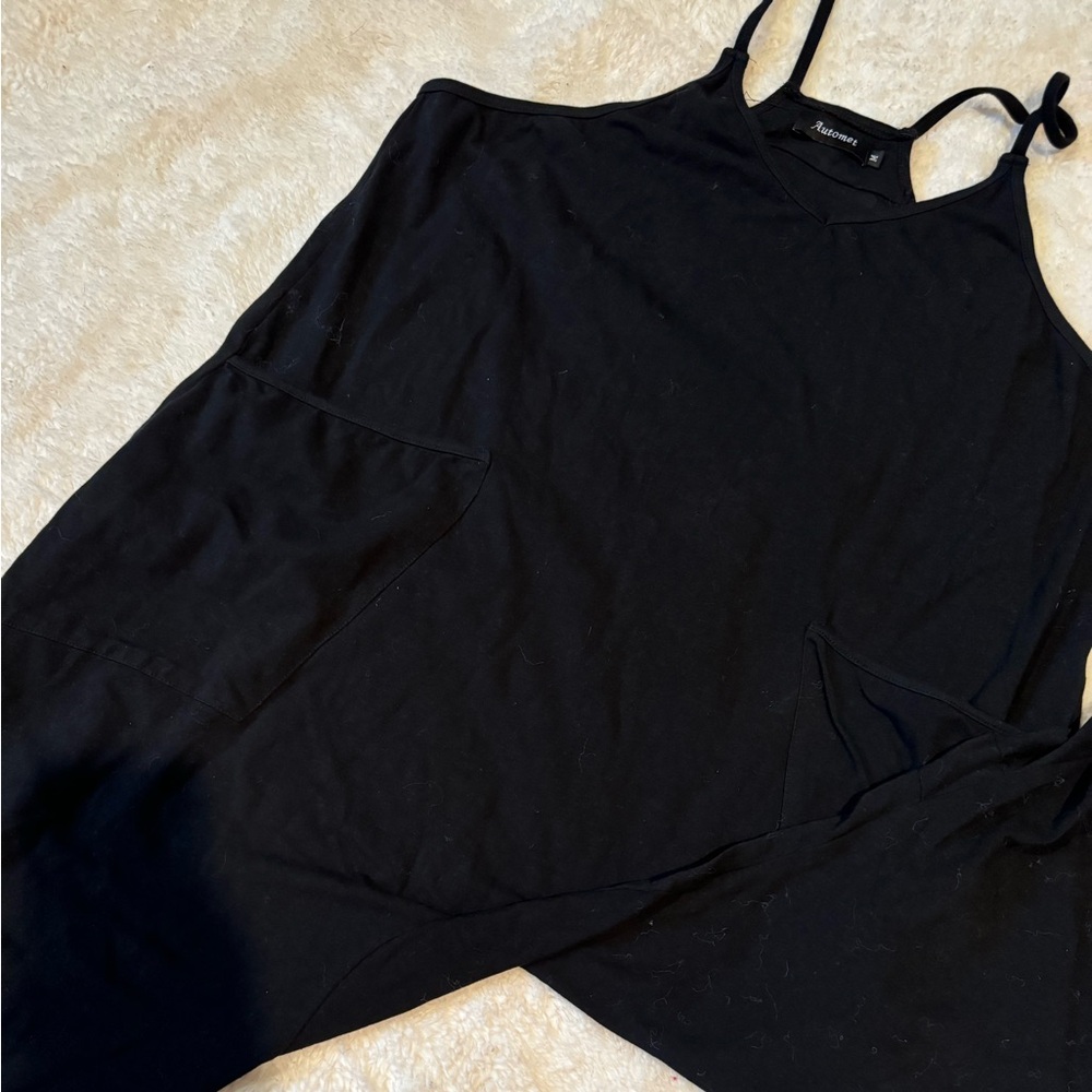 Black romper.